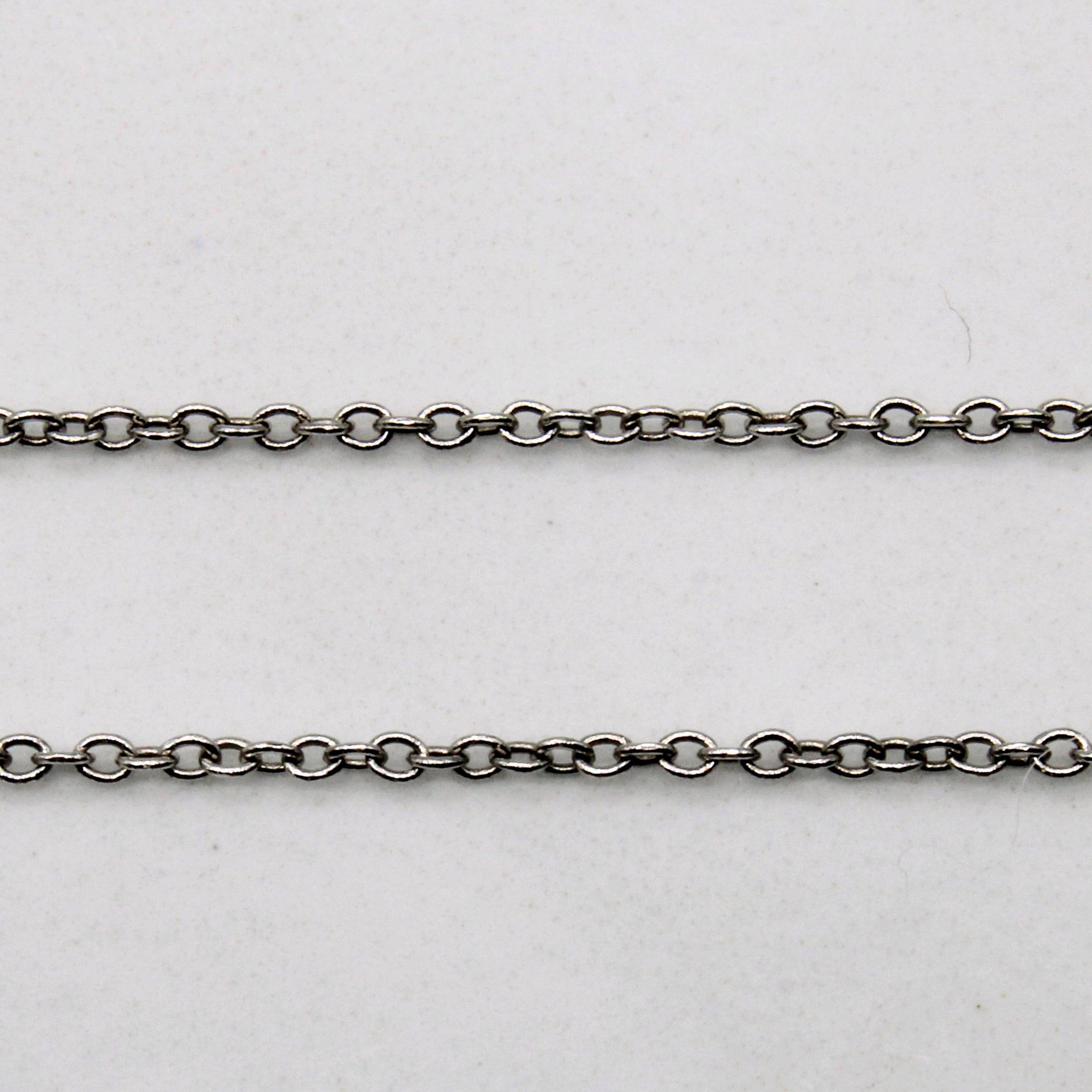Birks' Diamond 'Q' Initial Necklace | 0.14ctw | 18" |