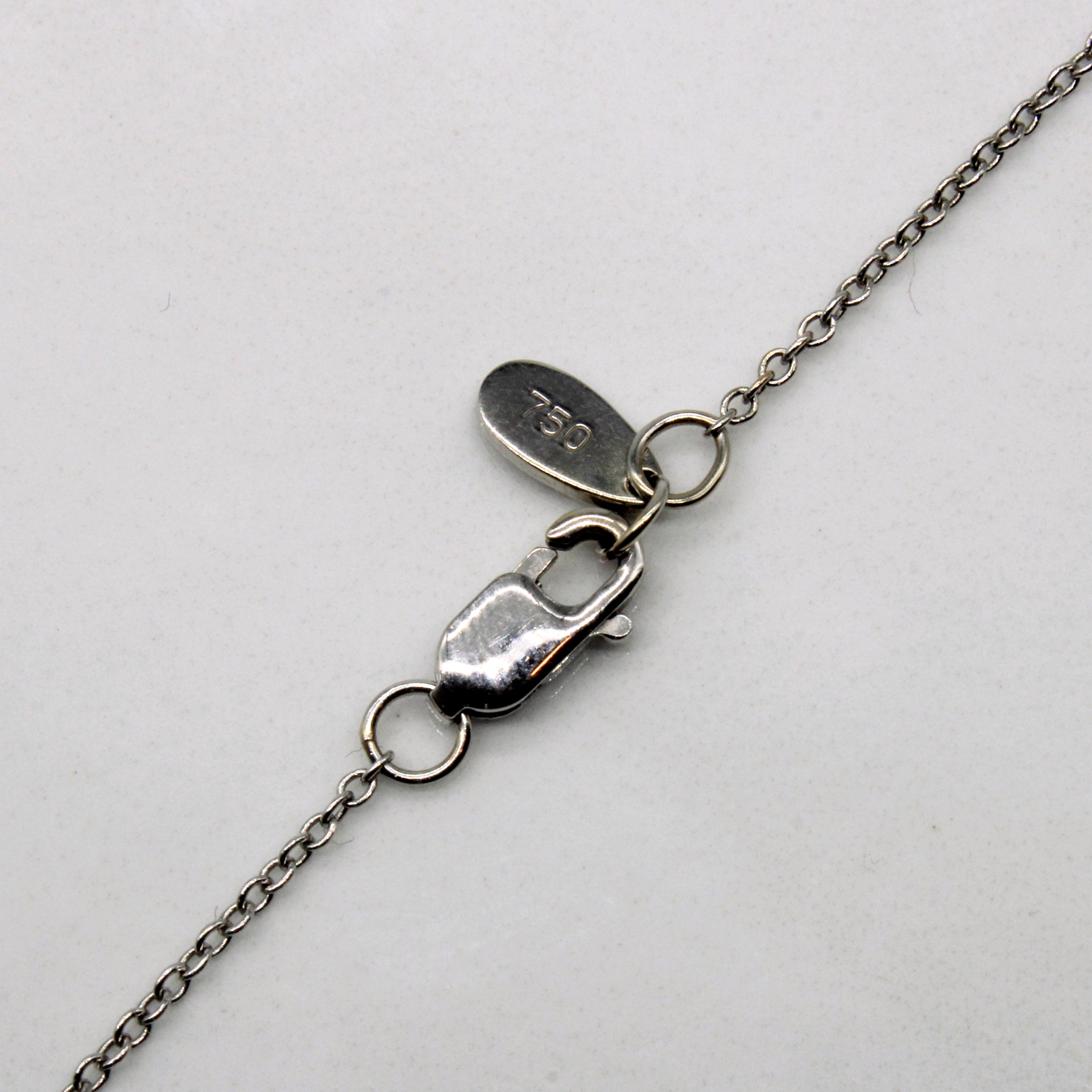 Birks' Diamond 'Q' Initial Necklace | 0.14ctw | 18" |