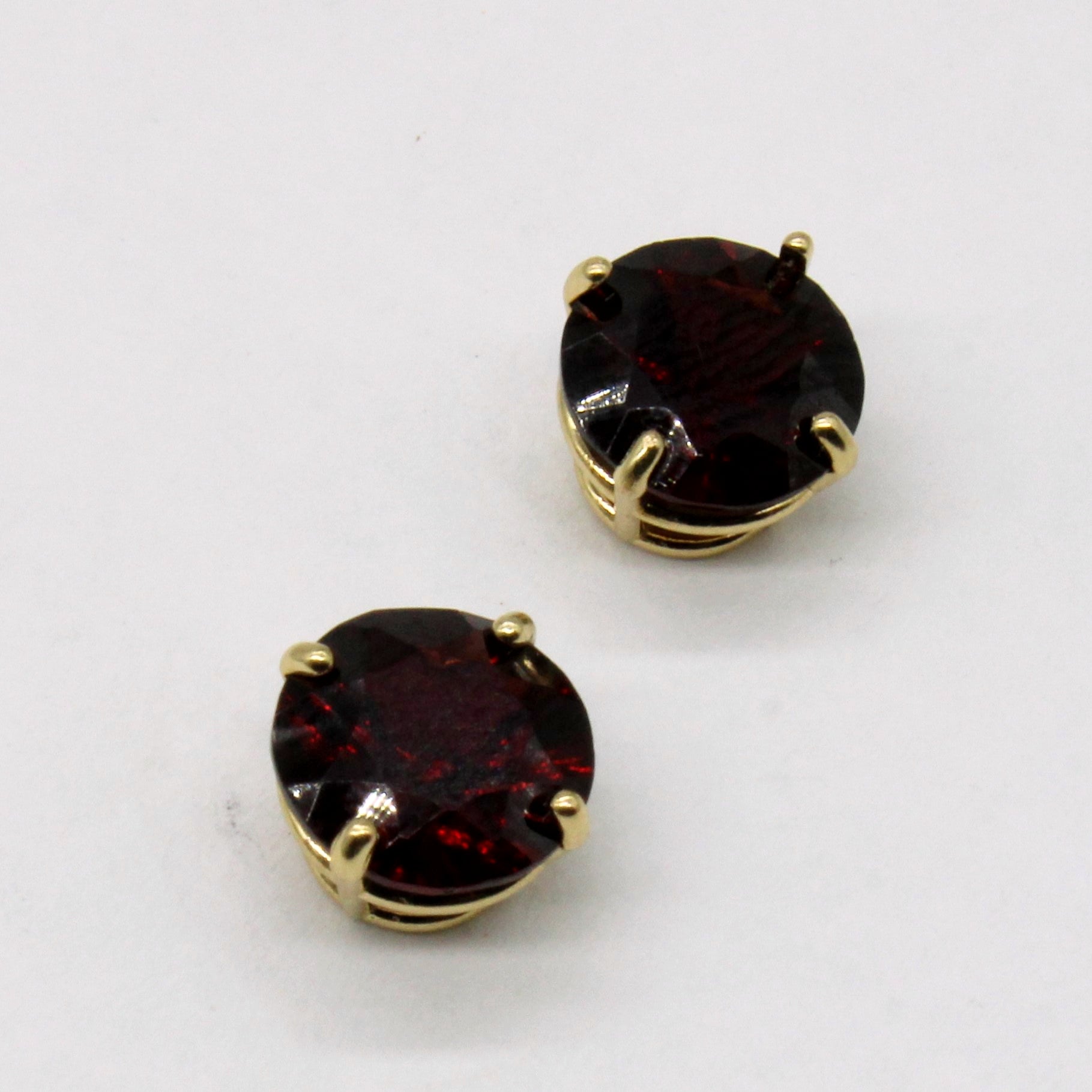 Garnet Stud Earrings | 4.00ctw |