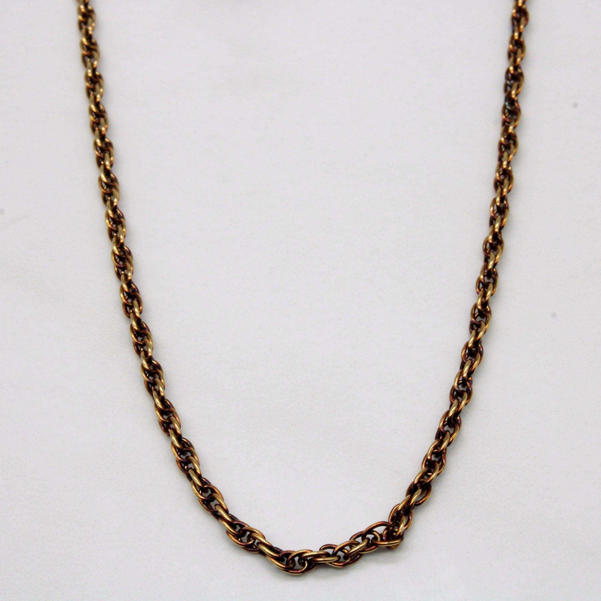 9k Yellow Gold Prince of Wales Chain | 22