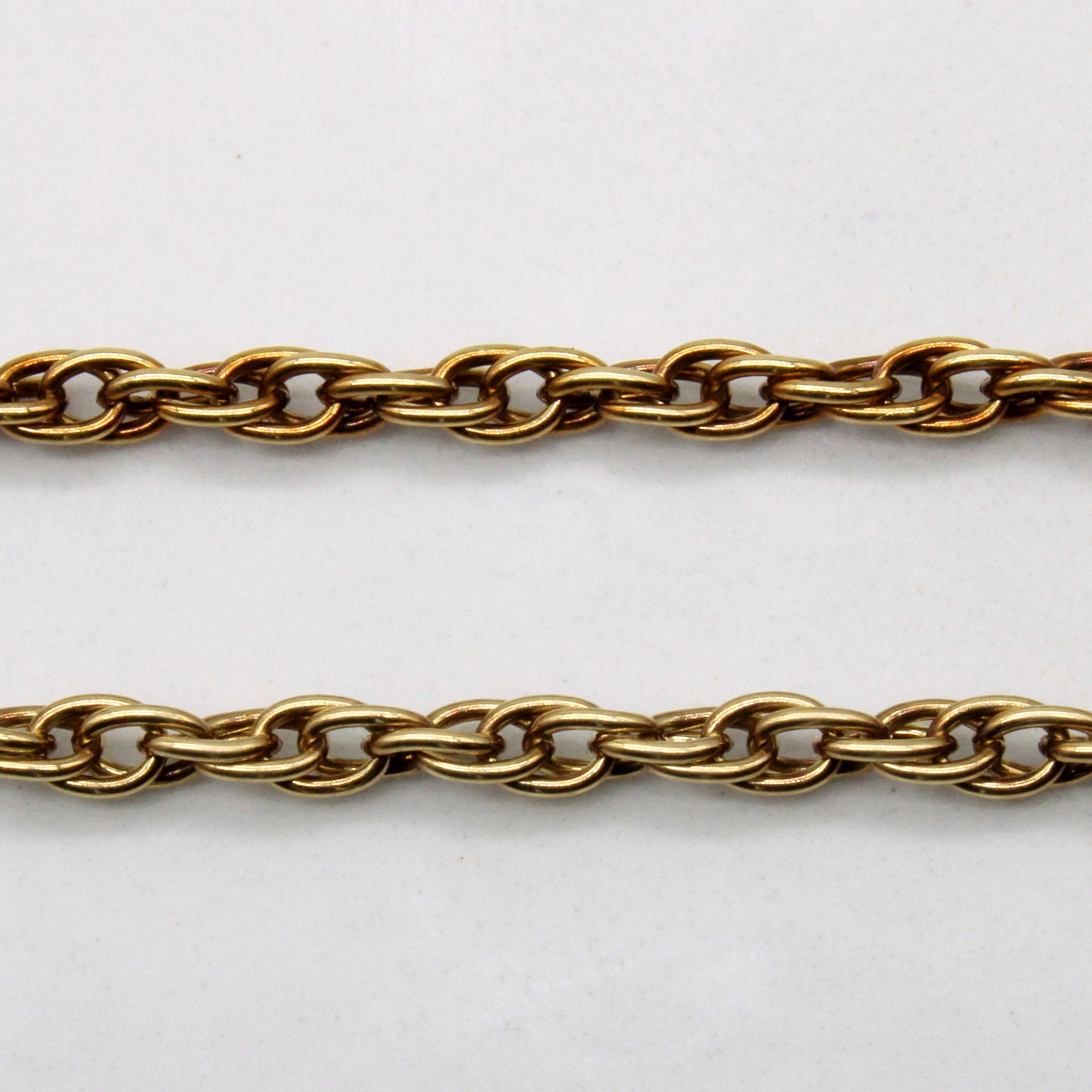 9k Yellow Gold Prince of Wales Chain | 22" |