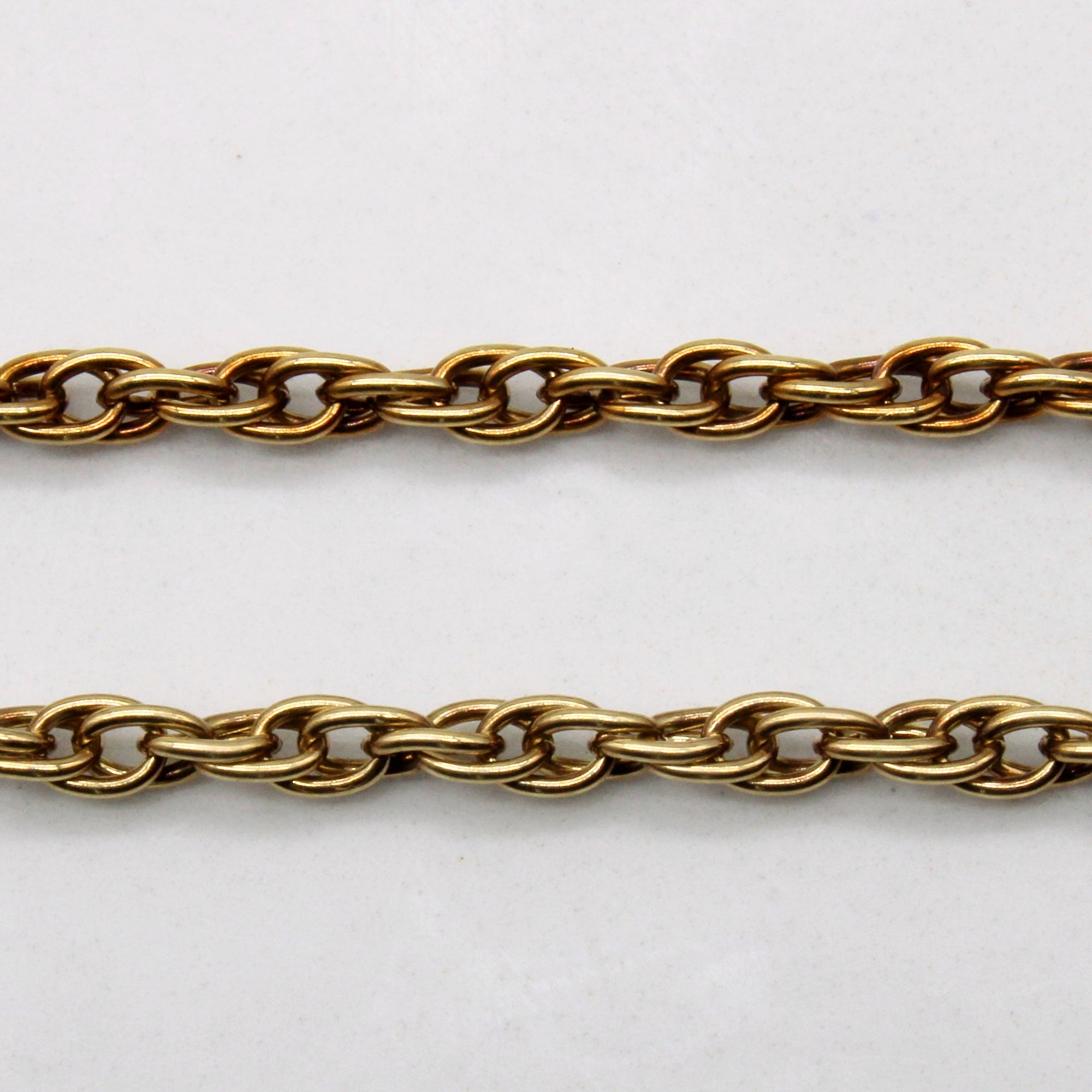 9k Yellow Gold Prince of Wales Chain | 22