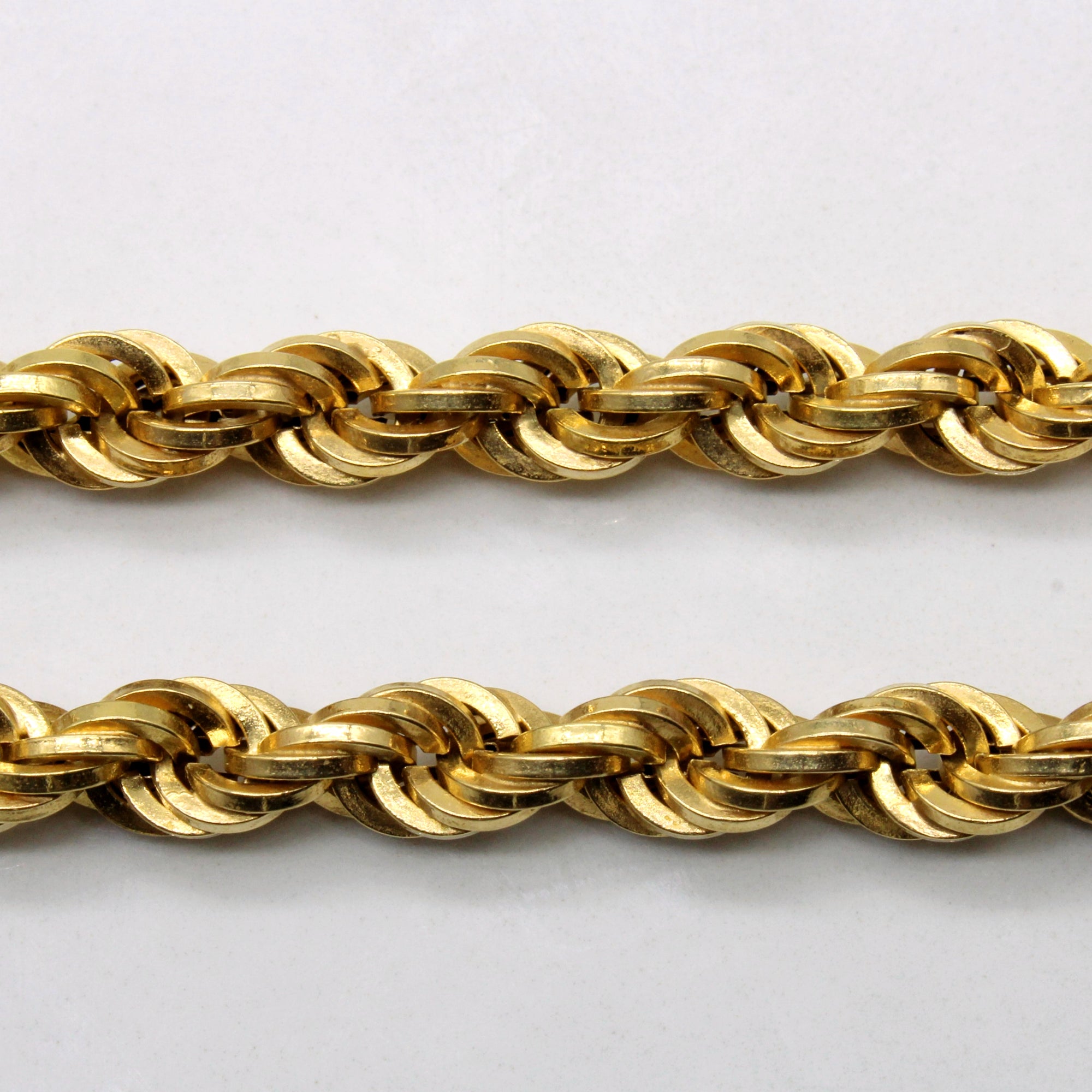 18k Yellow Gold Rope Chain | 25