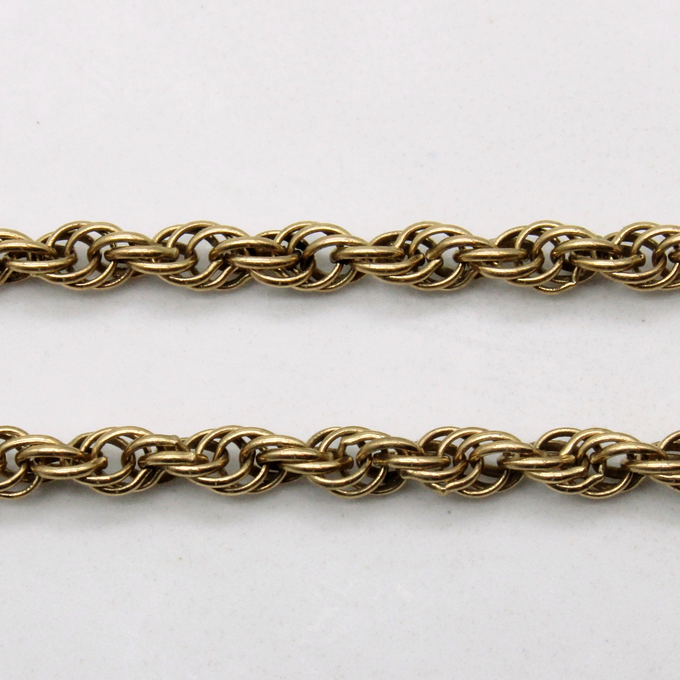 10k Yellow Gold Rope Chain | 18" |