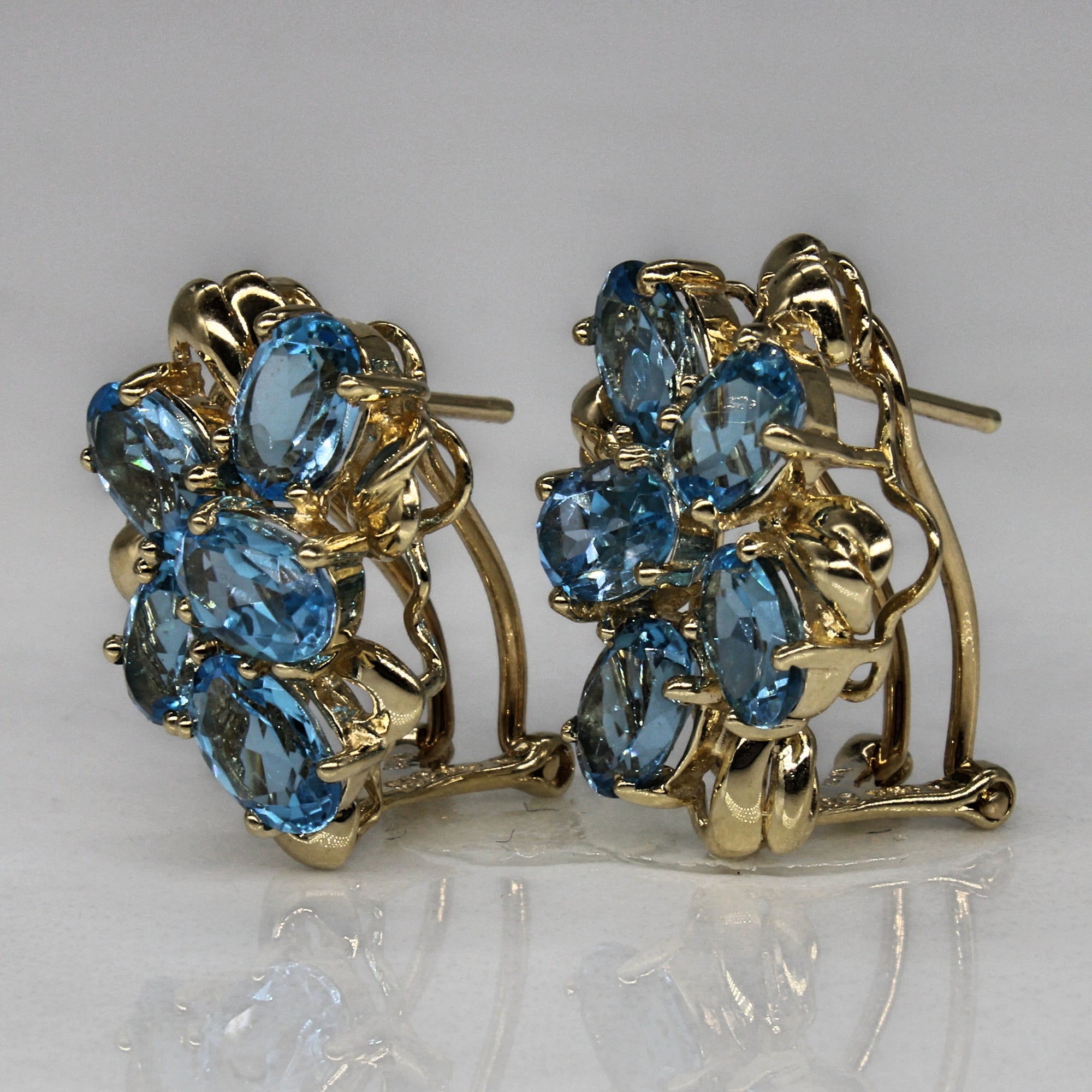 Blue Topaz Pendant & Earrings | 9.75ctw |