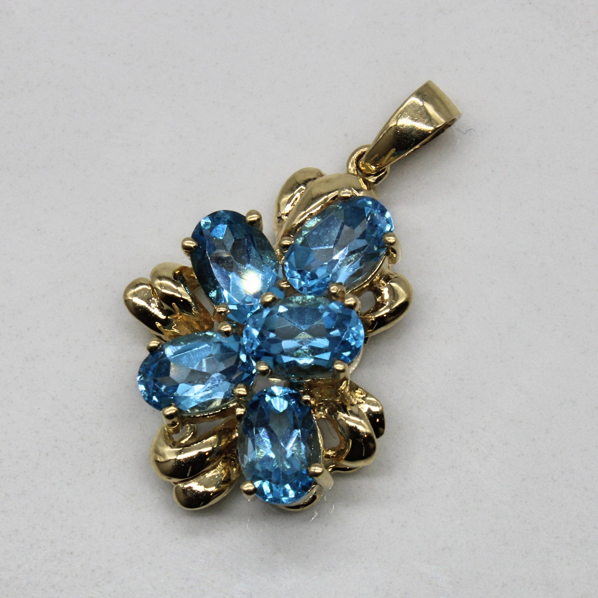 Blue Topaz Pendant & Earrings | 9.75ctw |