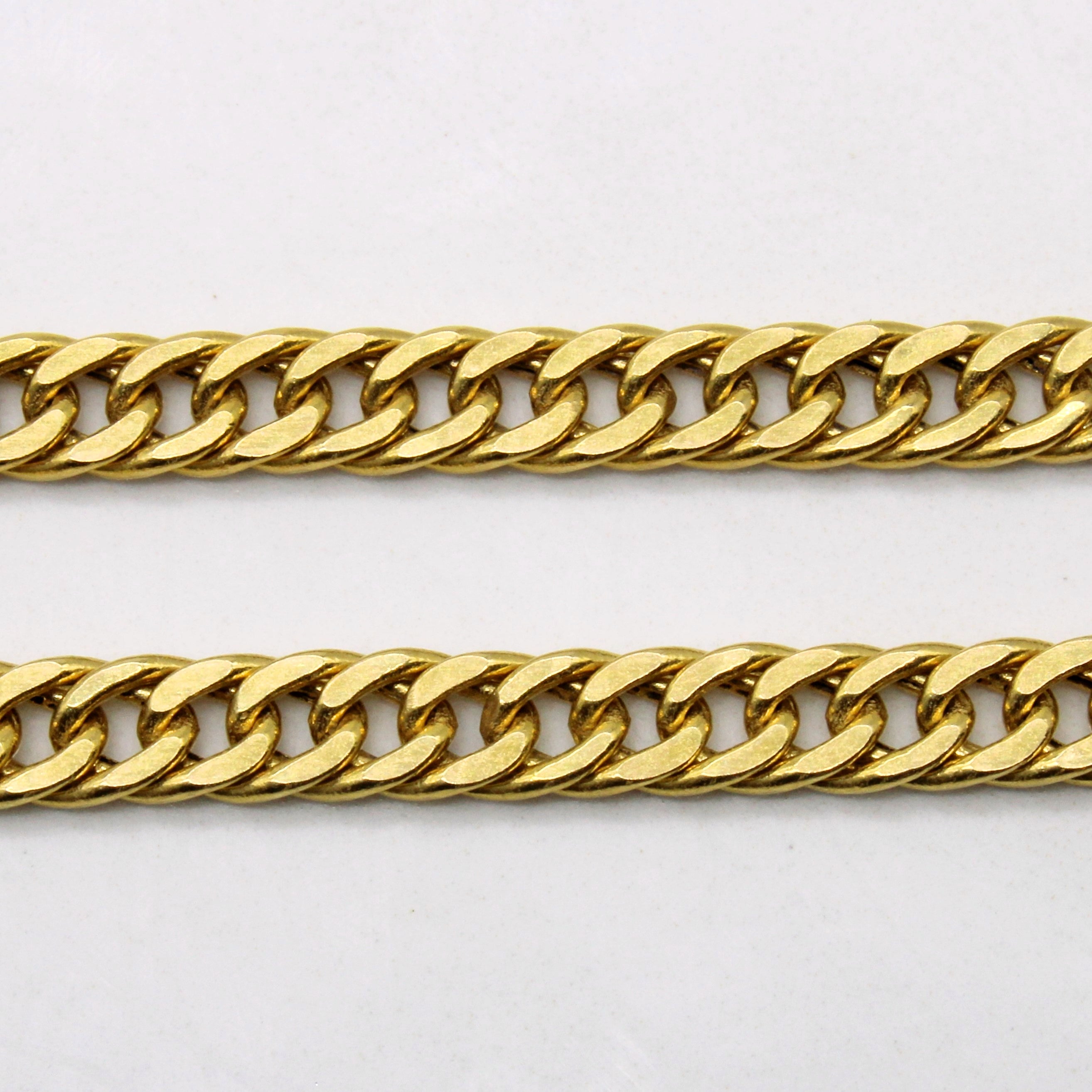 18k Yellow Gold Curb Chain | 20" |