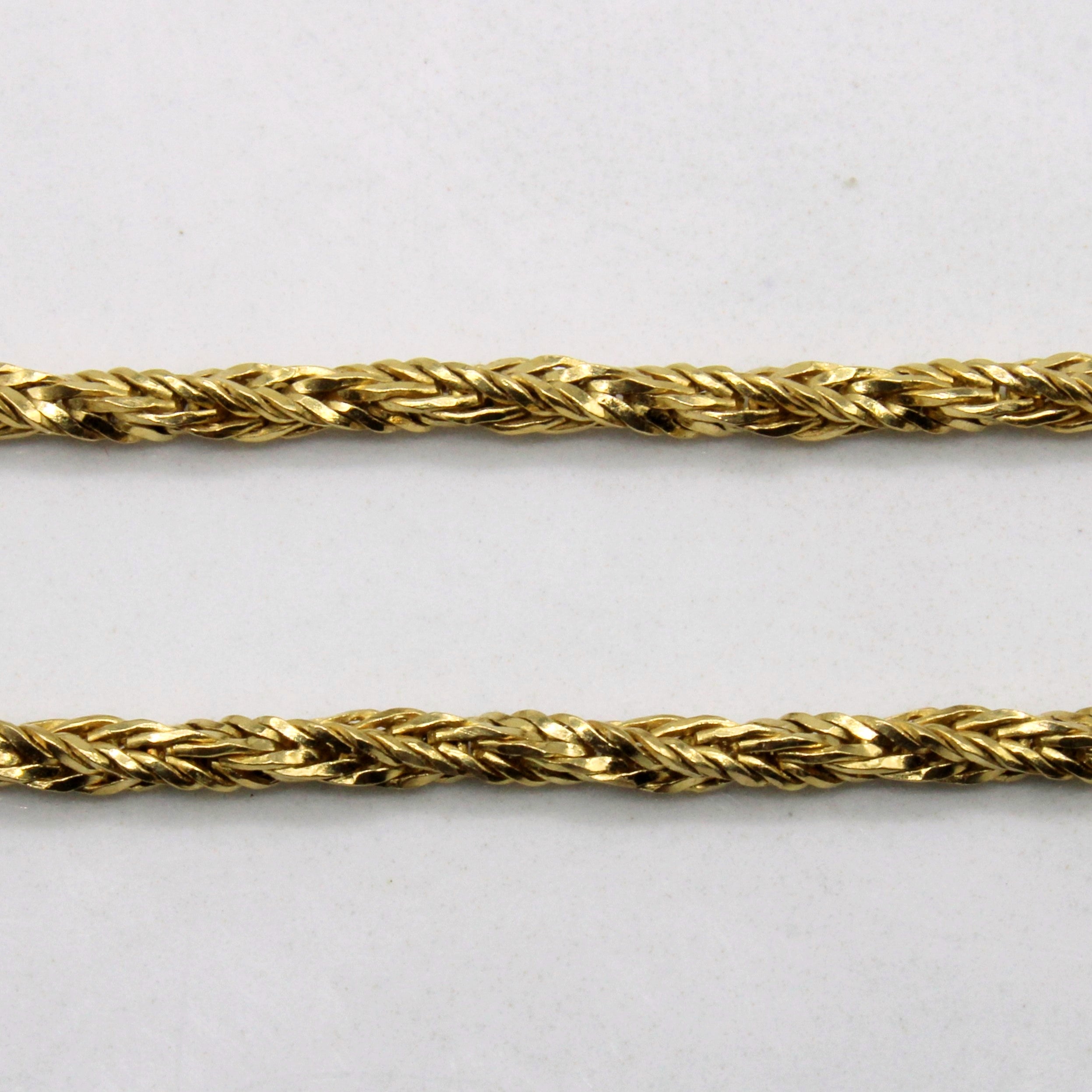 18k Yellow Gold Wheat Chain | 24" |