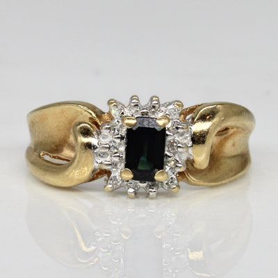 Sapphire & Diamond Ring | 0.35ct, 0.07ctw | SZ 6 |