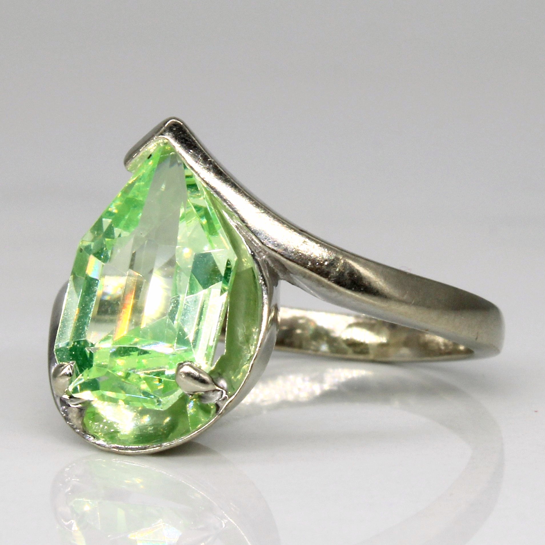 Bullet Cut Synthetic Spinel Cocktail Ring | 3.00ct | SZ 5.5 |