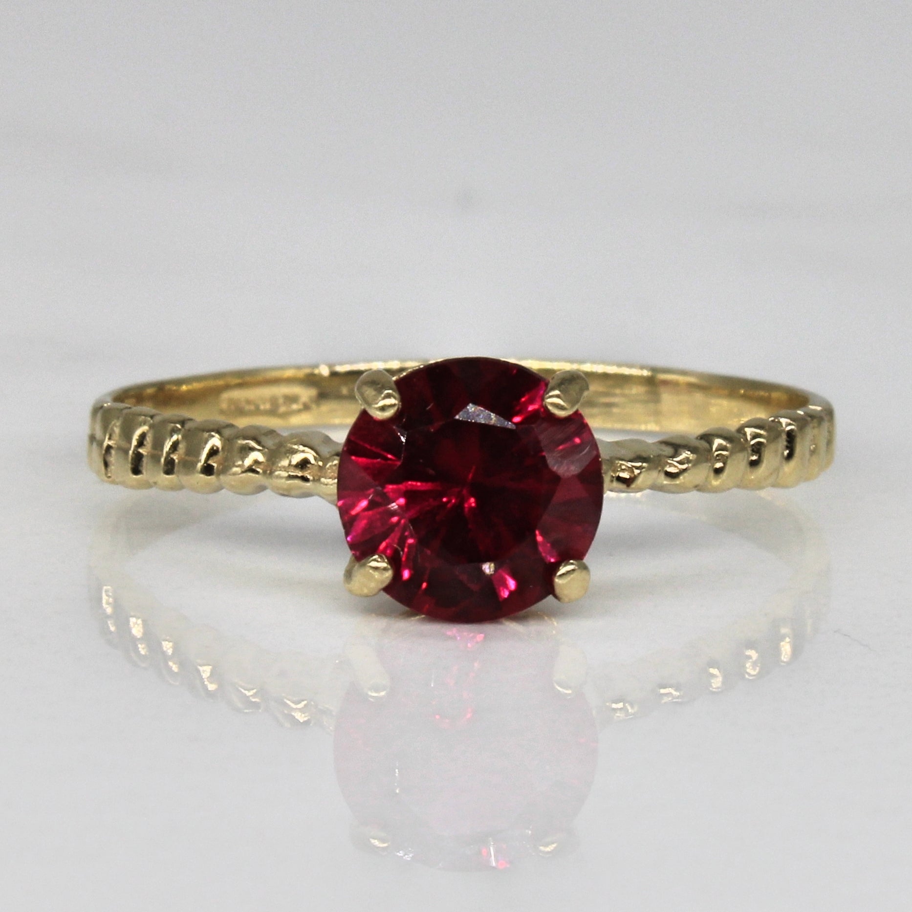 Bague cocktail rubis | 1,00 ct | Taille 8 | 