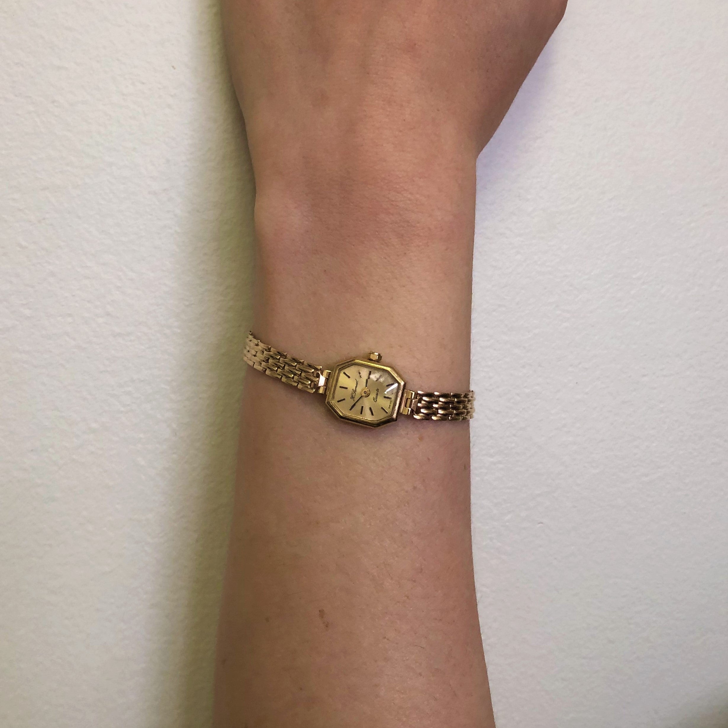 H Samuel' 1980s Gold Watch | 7.5" |