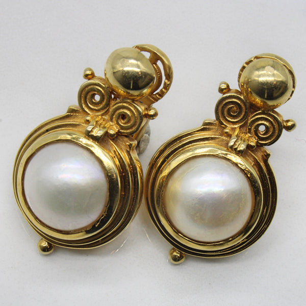 Mabé Pearl Earrings |