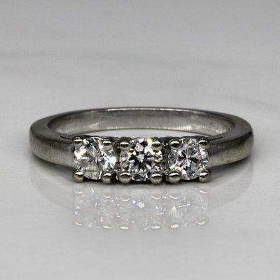 Diamond Three Stone Ring | 0.50ctw | SZ 6.75 |