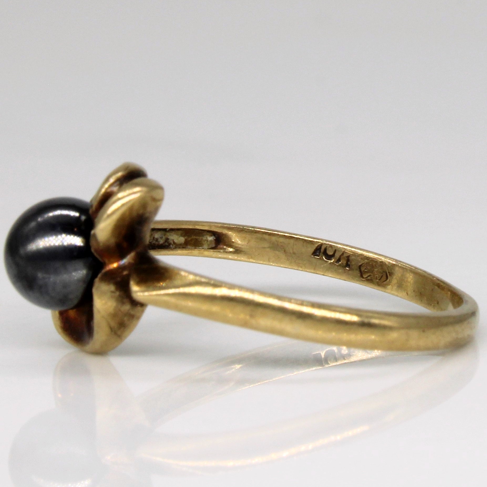 Black Pearl Ring | SZ 5.75