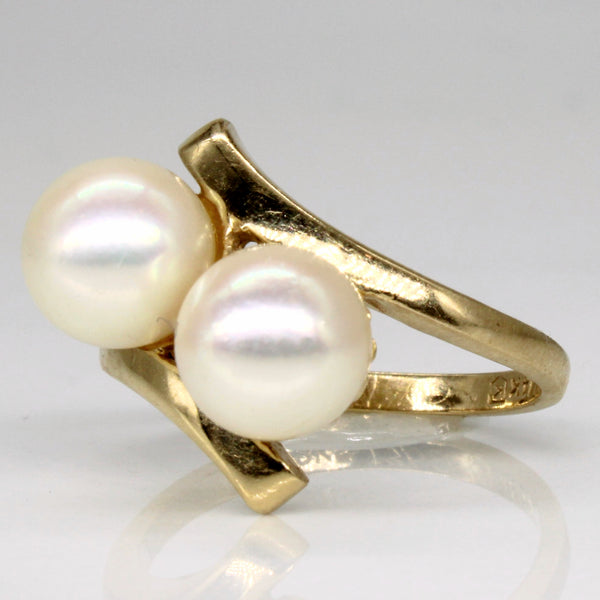 Birks' Bypass Pearl Ring | SZ 6 |
