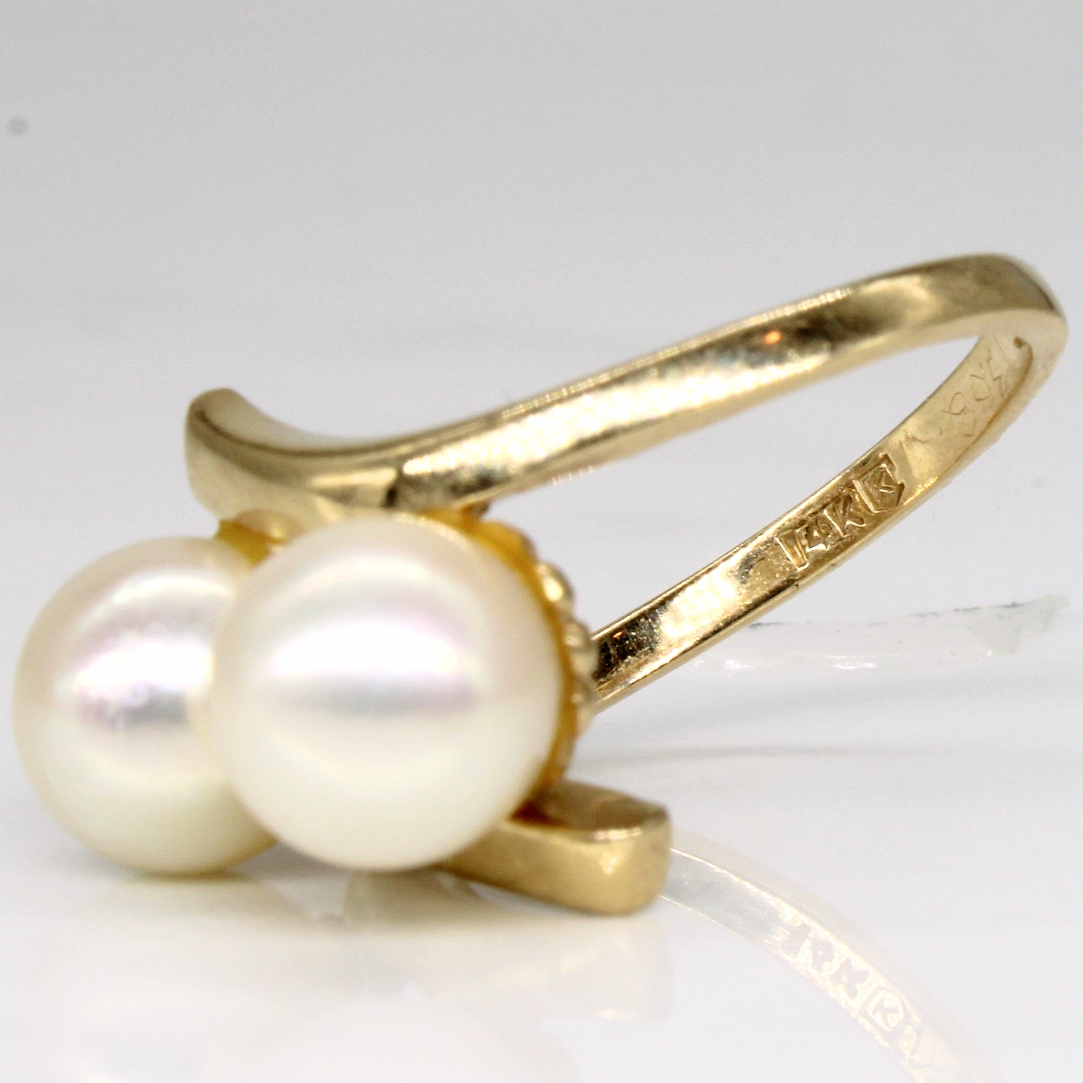 Birks' Bypass Pearl Ring | SZ 6 |