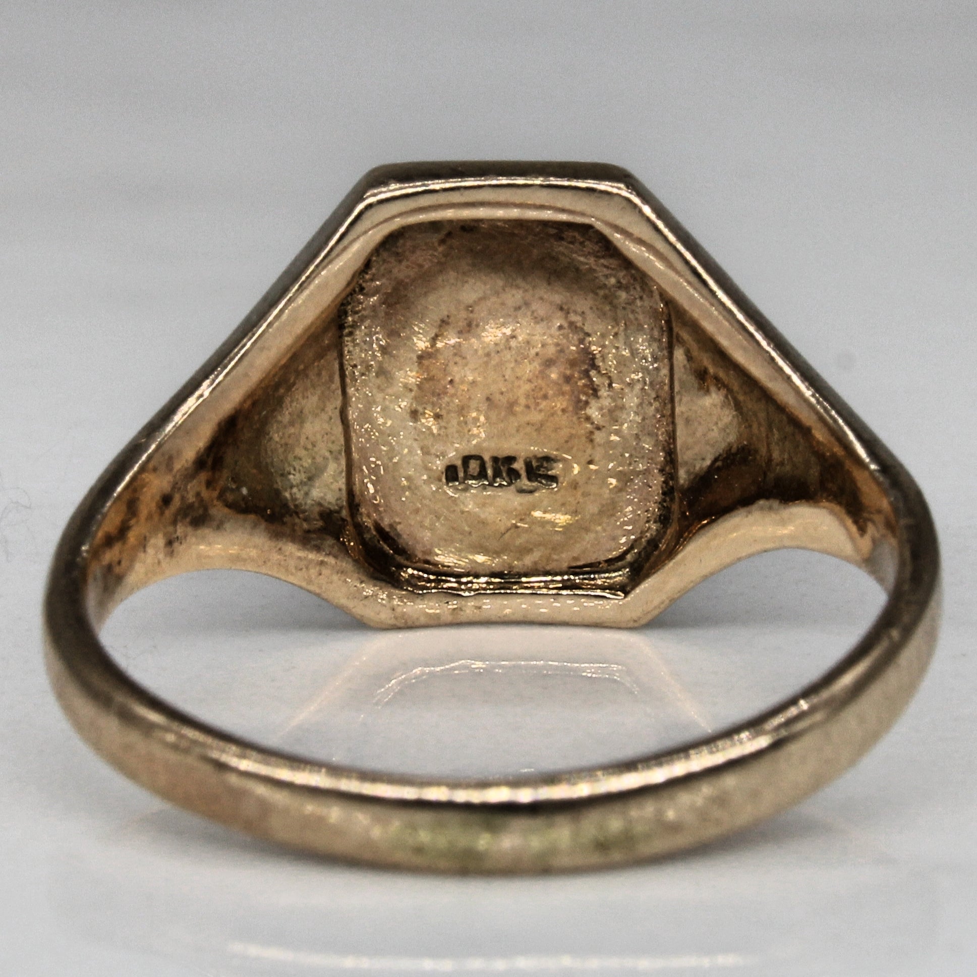 1950s Enameled Signet Ring | SZ 5.75 |