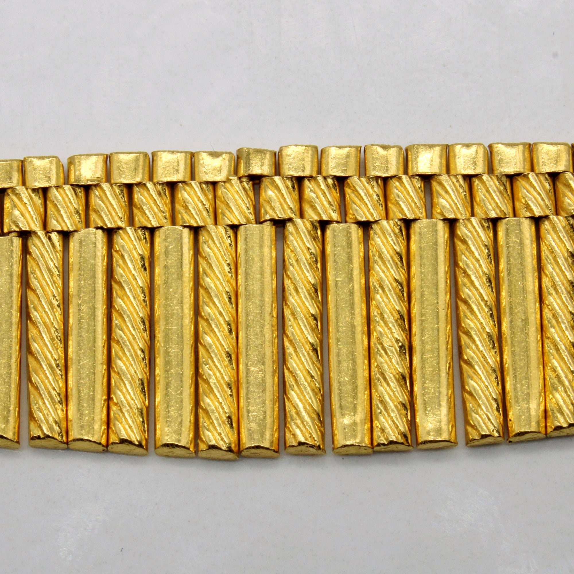 23k Yellow Gold Graduated Fringe Necklace | 17