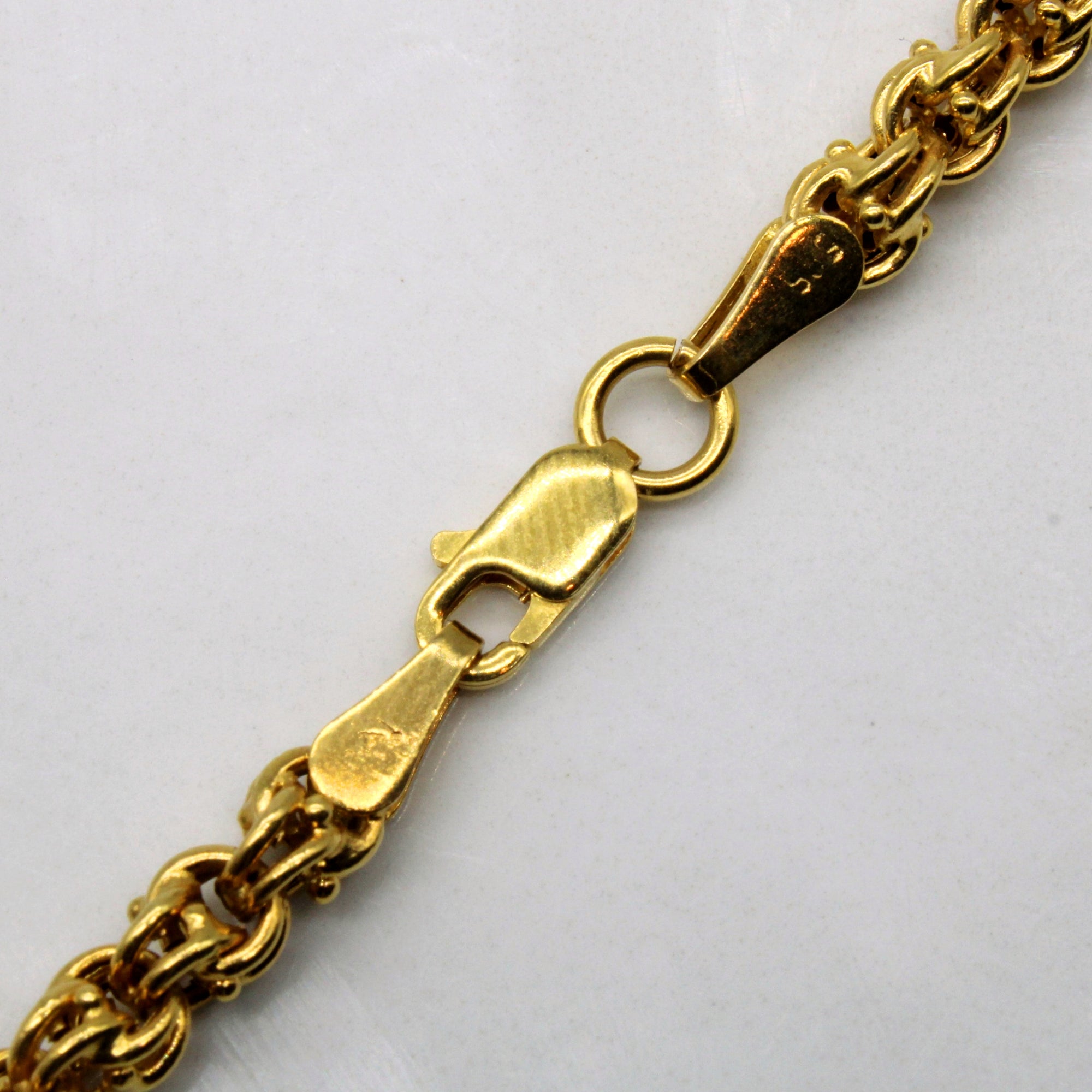 14k Yellow Gold Birdcage Chain | 25