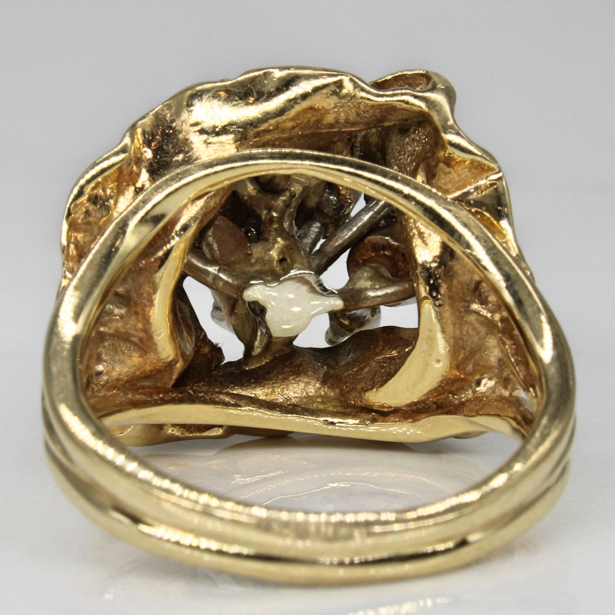 Diamond & Sapphire Cocktail Ring | 1.19ctw, 0.28ctw | SZ 8 |