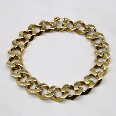 14k Cuban Link Bracelet | 8