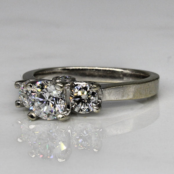 IGI Certified Three Stone Diamond Engagement Ring | 1.10ctw | SZ 6 |