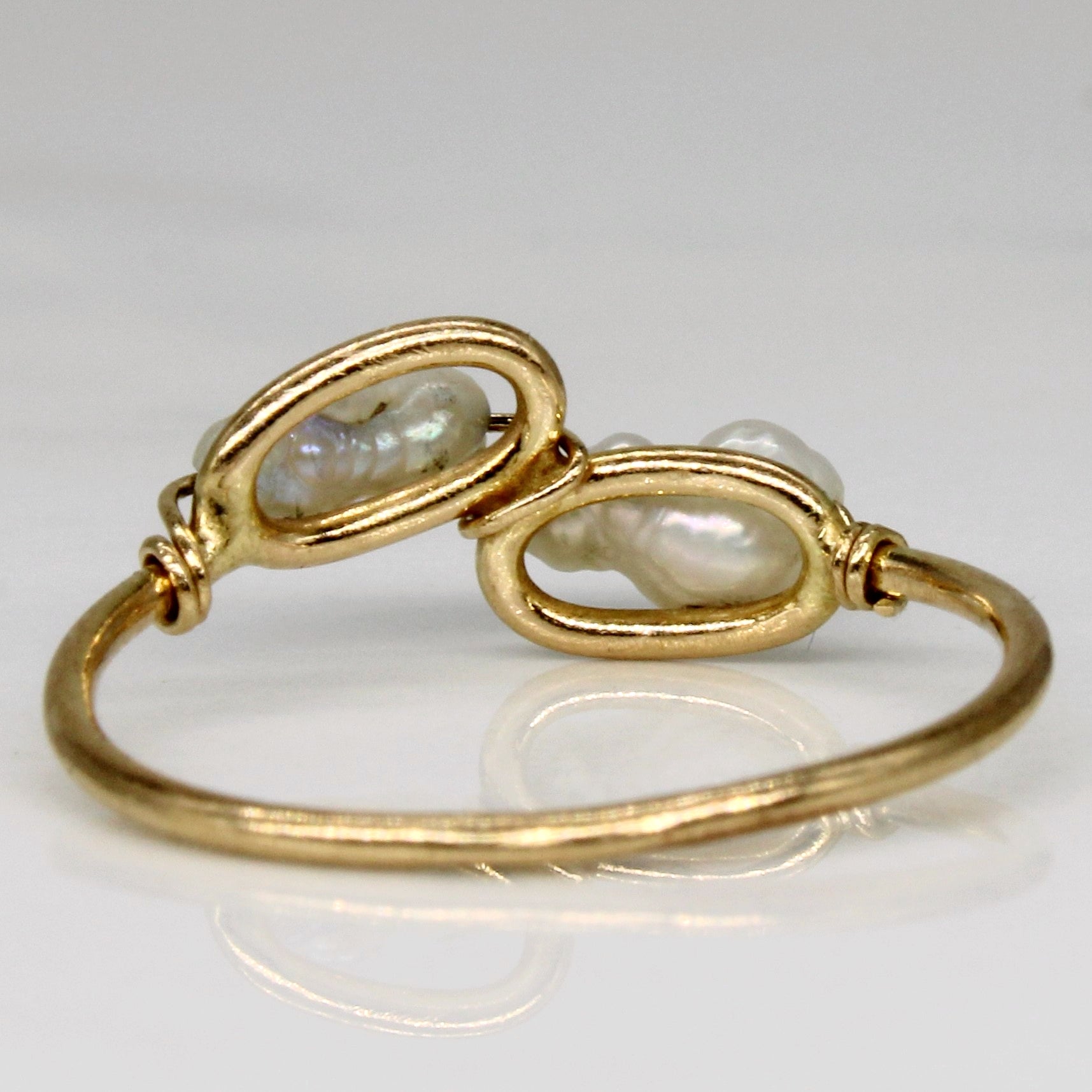 Rice Pearl Bypass Ring | SZ 6 |