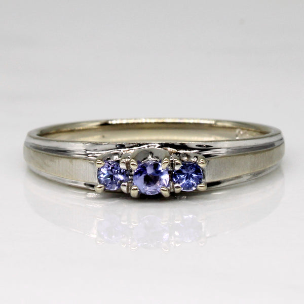 Three Stone Tanzanite Ring | 0.12ctw | SZ 6.75 |