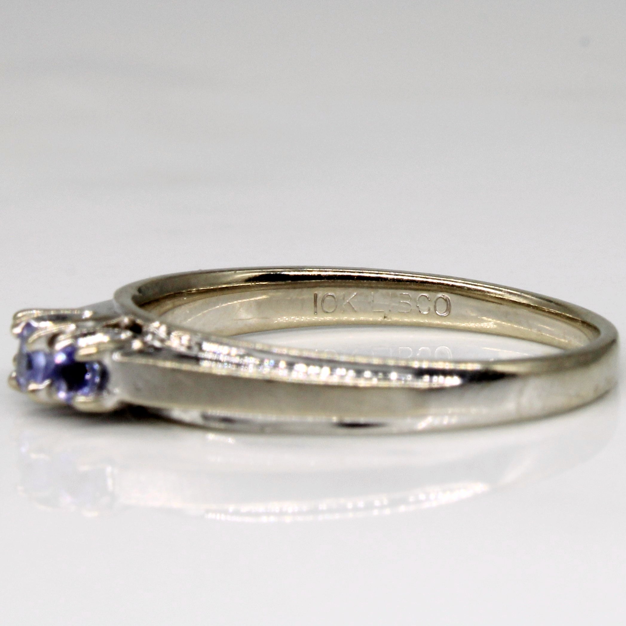 Three Stone Tanzanite Ring | 0.12ctw | SZ 6.75 |