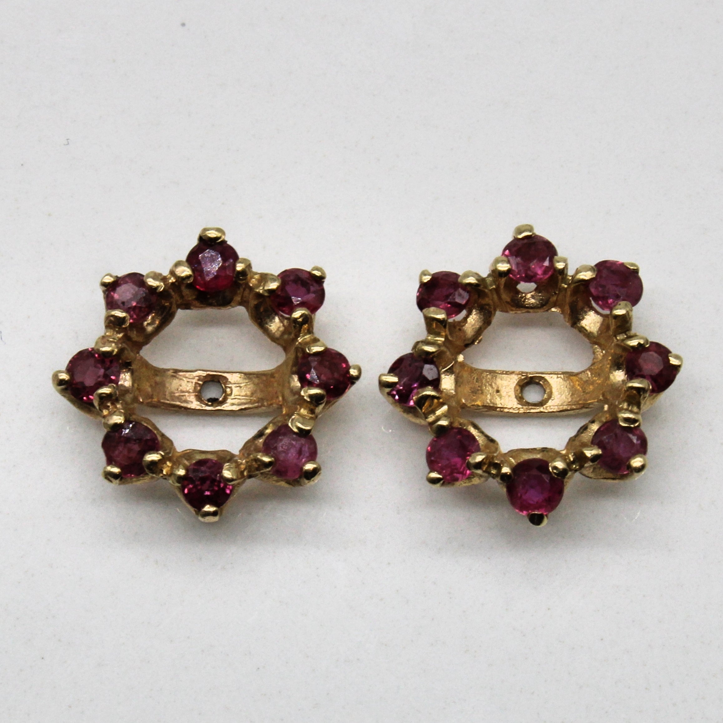 Ruby Earrings Jackets | 0.50ctw |