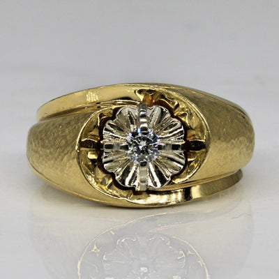 Diamond Unique Set Ring | 0.14ct | SZ 10.25 |