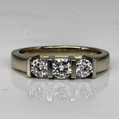 Three Stone Diamond Ring | 0.46ctw | SZ 5 |