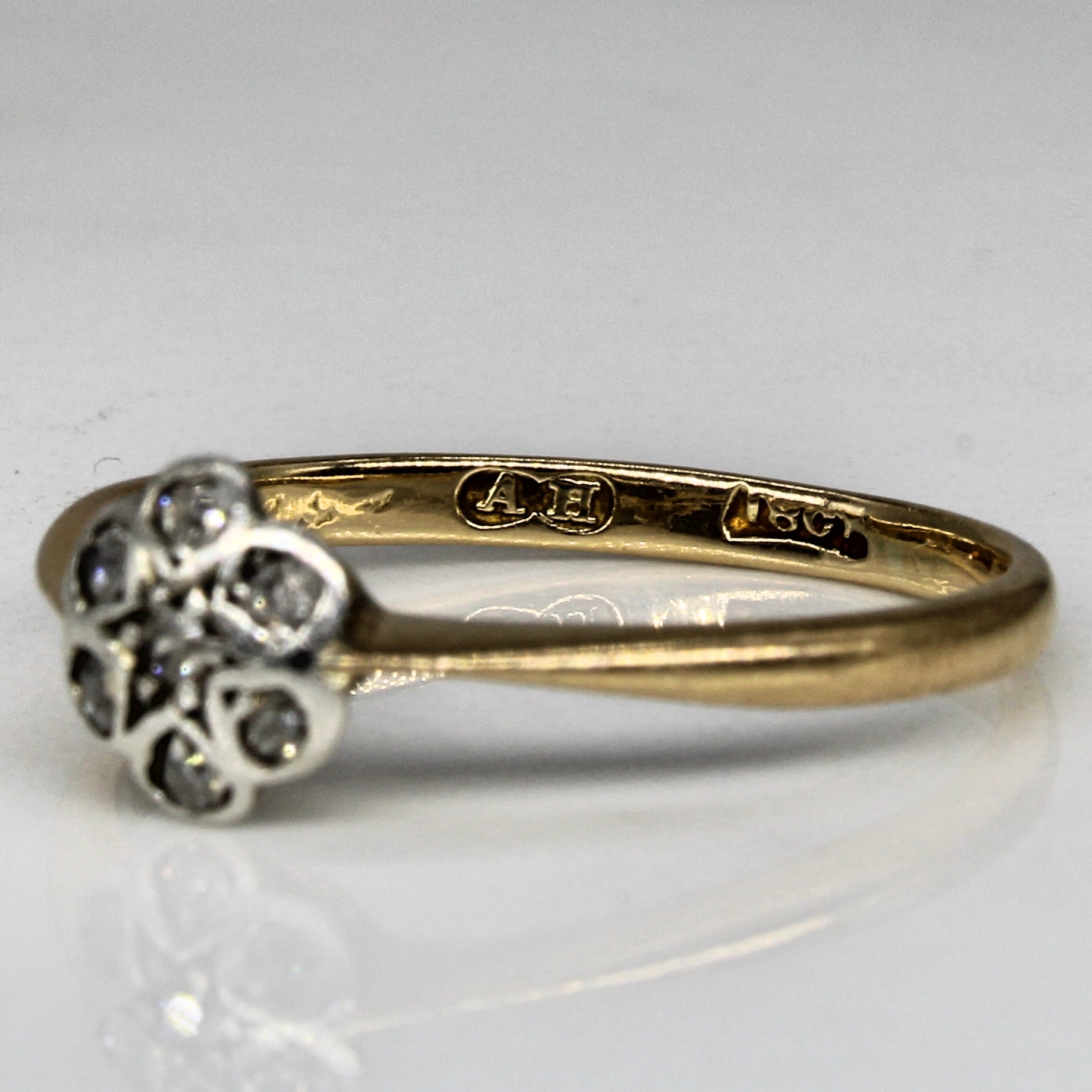 Early 1900s Diamond Cluster Ring | 0.06ctw | SZ 6 |
