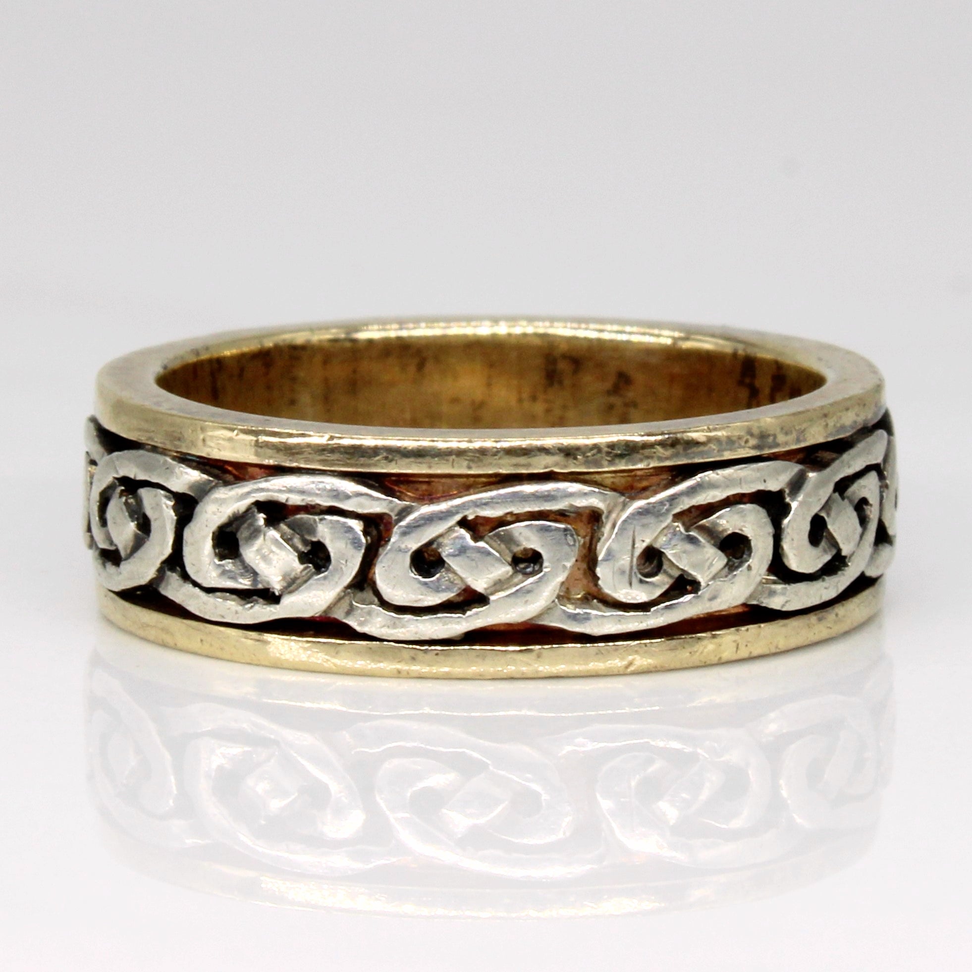 Two Tone Celtic Knot Band | SZ 7.5 |