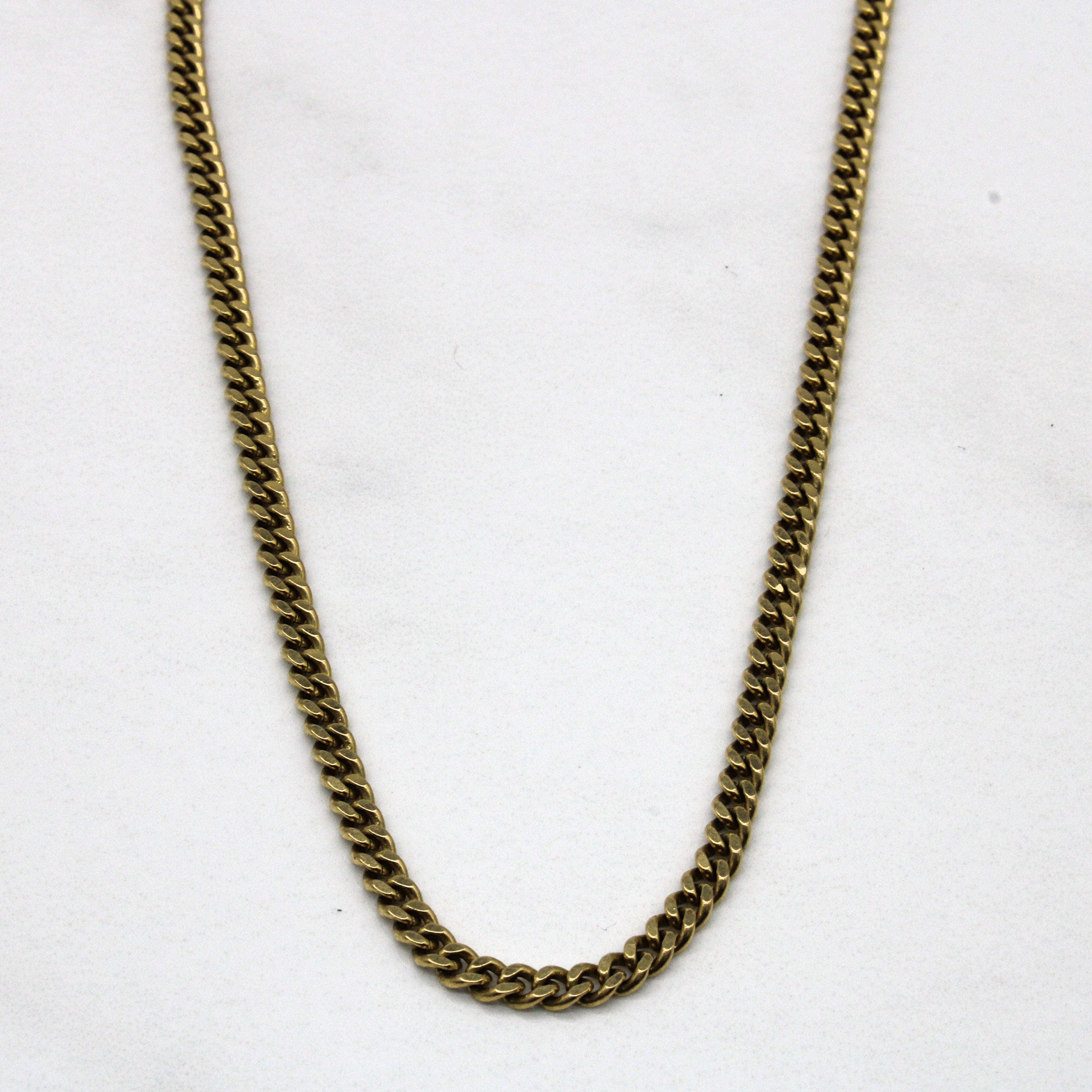 18k Yellow Gold Anchor Chain | 20" |