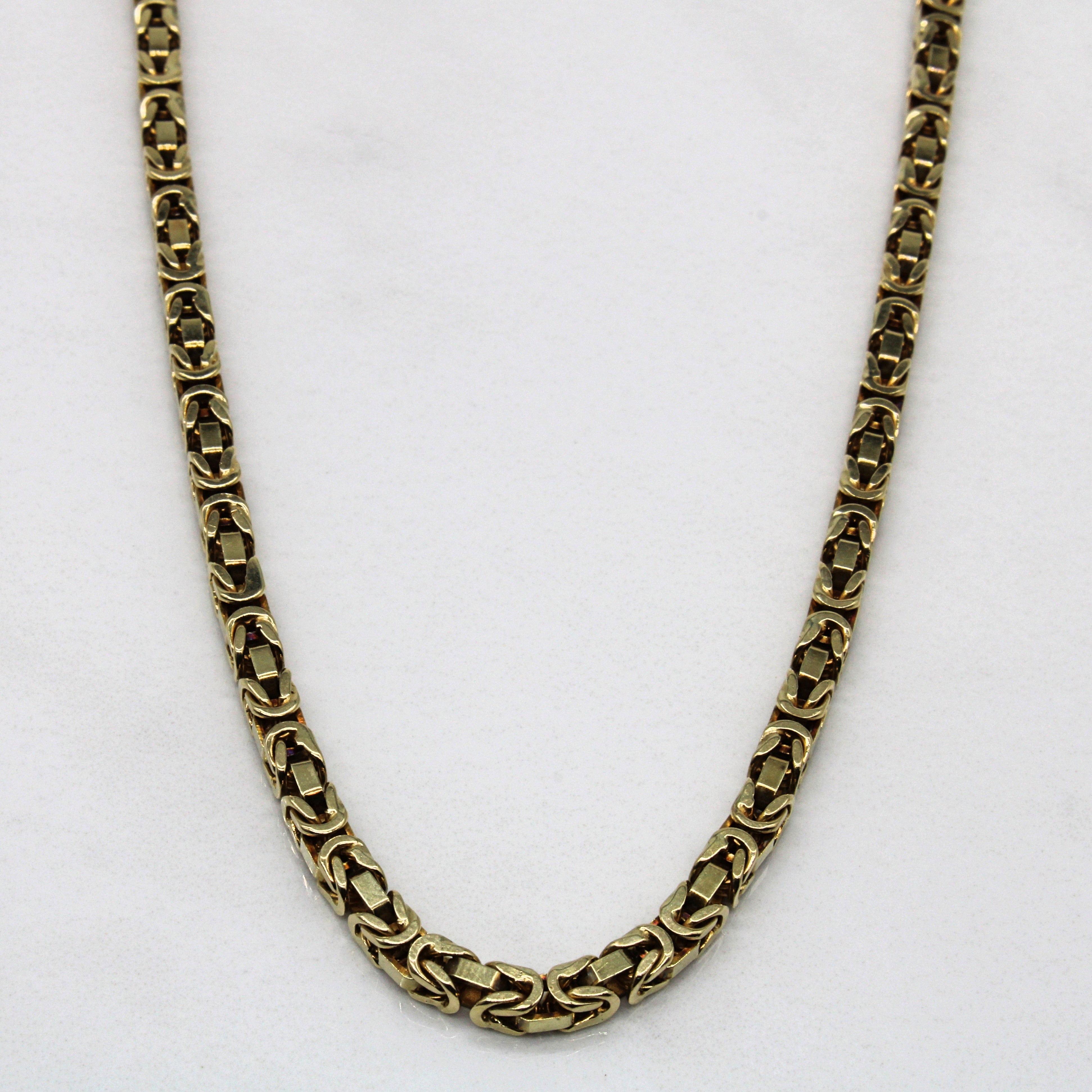 14k Yellow Gold Bird Cage Chain | 32" |
