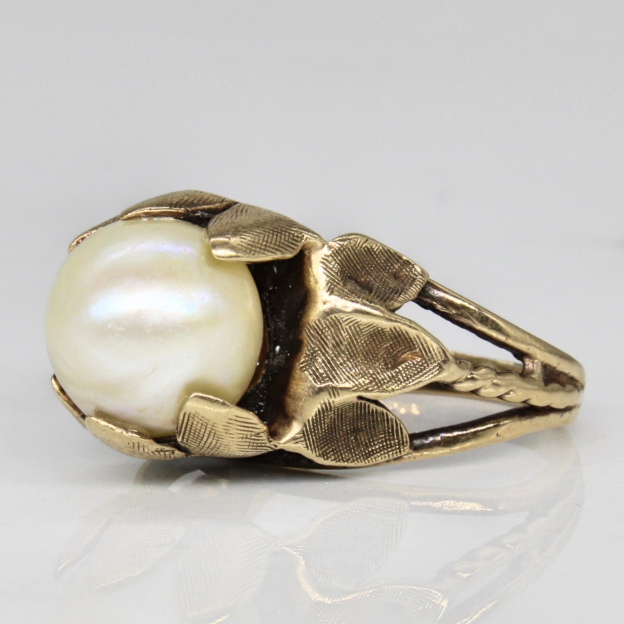 Pearl Cocktail Ring | SZ 4.5 |