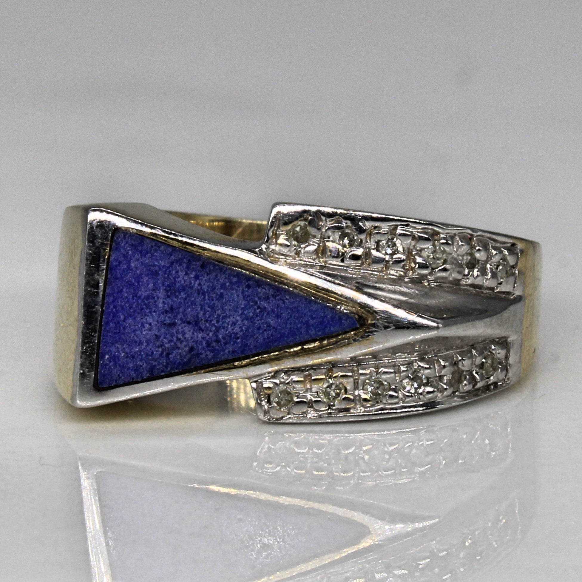 Lapis Lazuli & Diamond Ring | 1.50ct | SZ 6.75 |