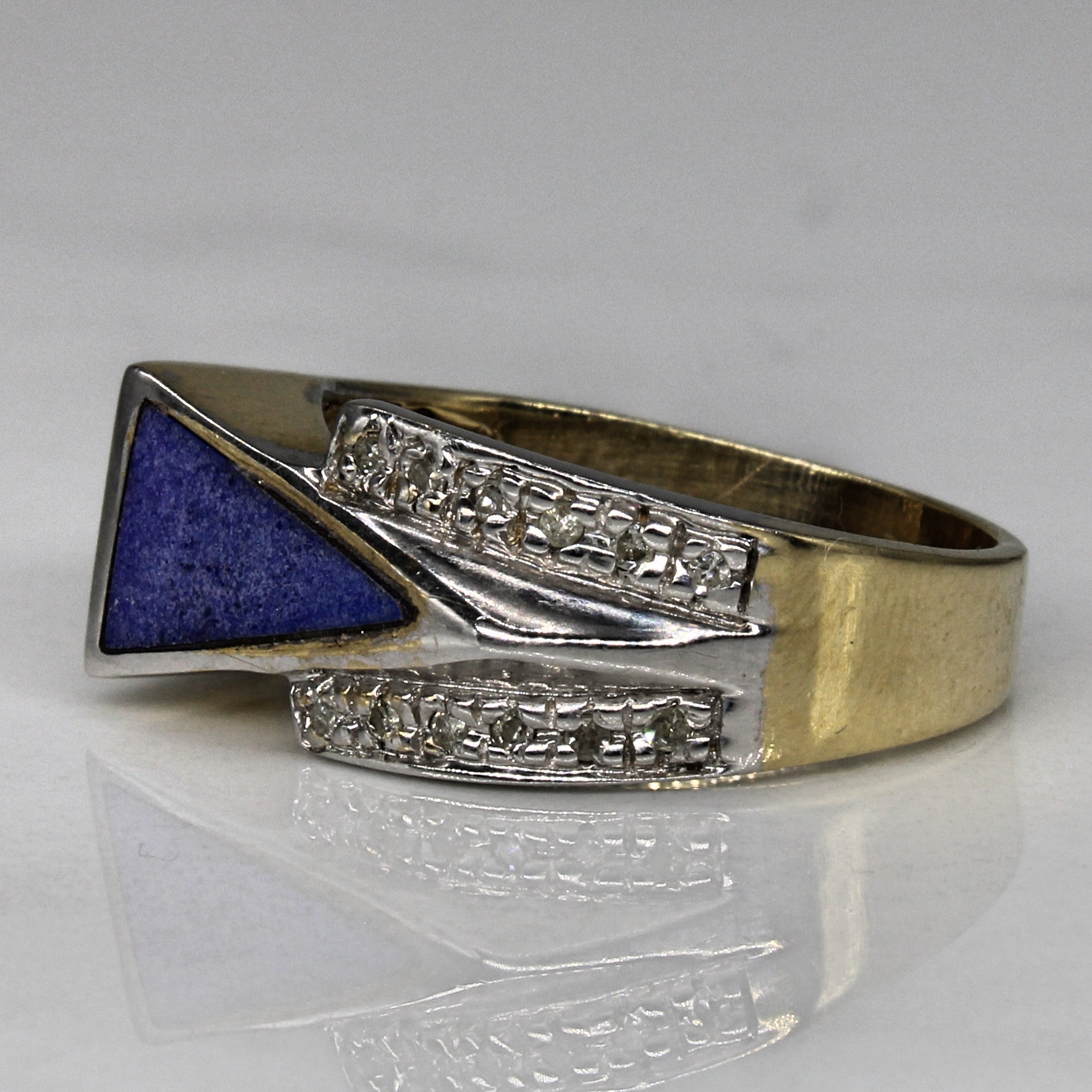 Lapis Lazuli & Diamond Ring | 1.50ct | SZ 6.75 |
