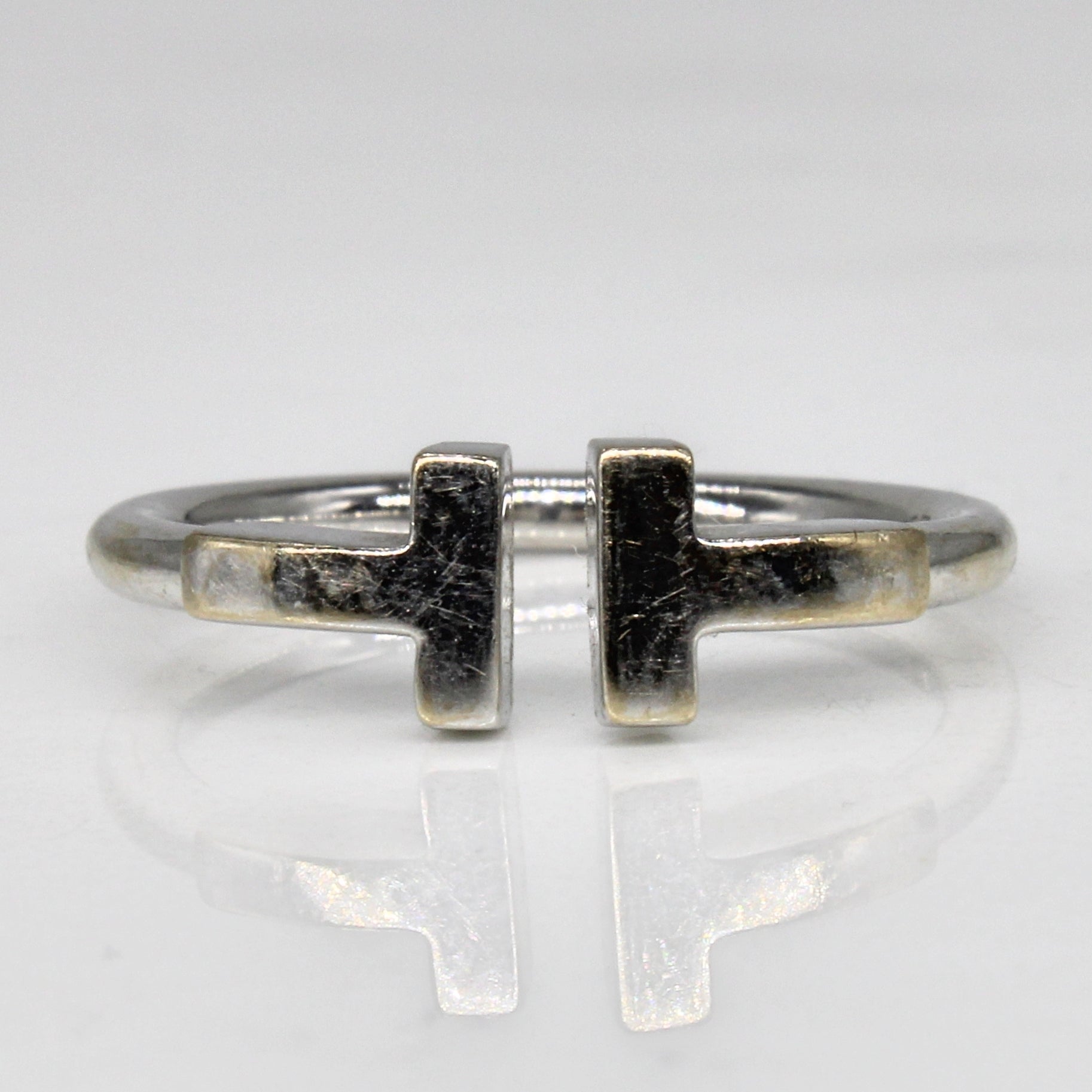 'Tiffany & Co.' T Wire Ring | SZ 6 |