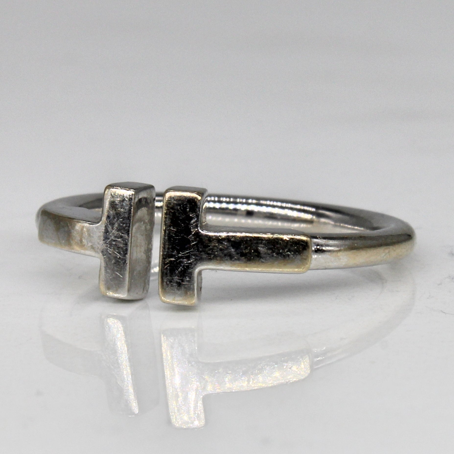 'Tiffany & Co.' T Wire Ring | SZ 6 |