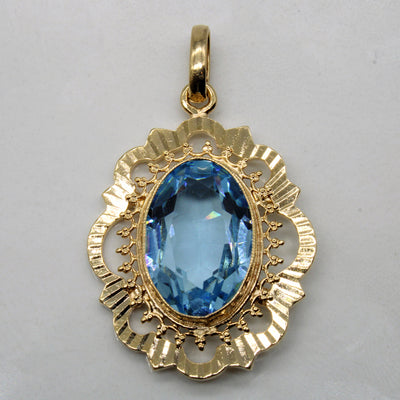Blue Glass Pendant | 8.25ct |