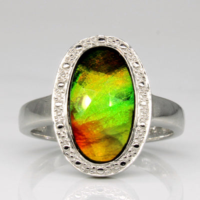 Ammolite Cocktail Ring | 1.90ct | SZ 6 |