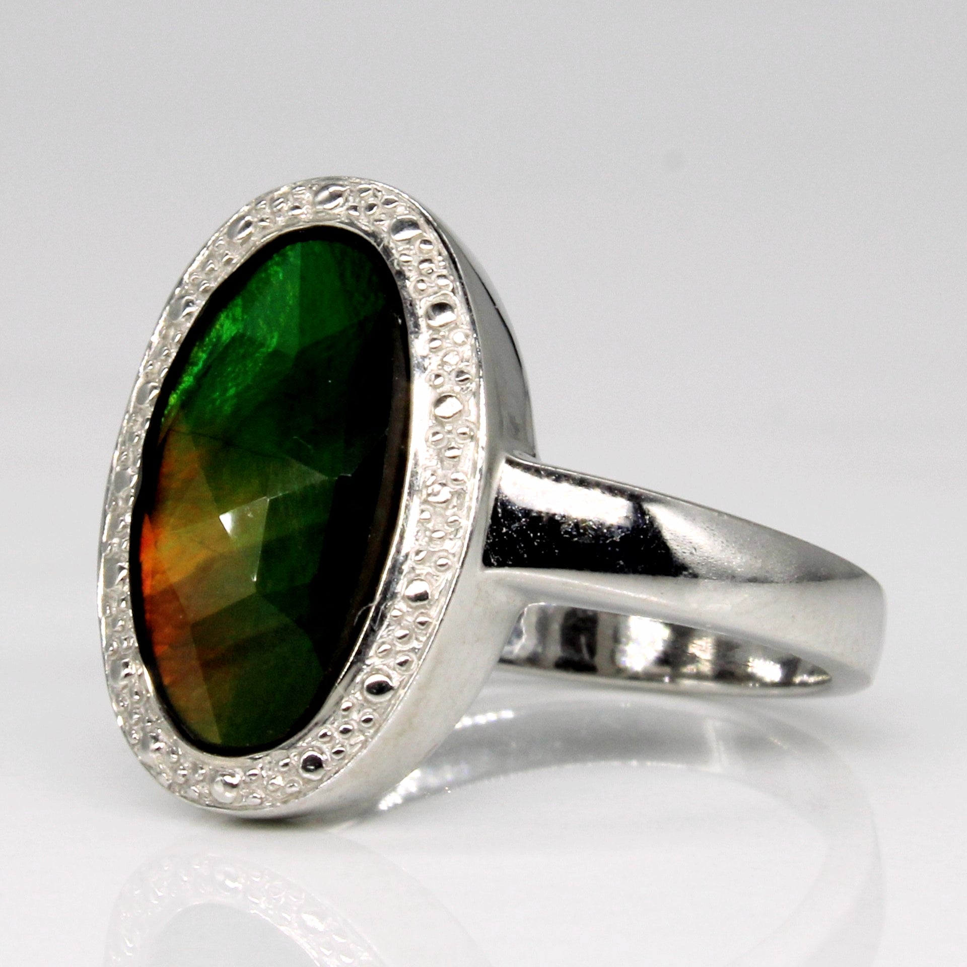 Ammolite Cocktail Ring | 1.90ct | SZ 6 |