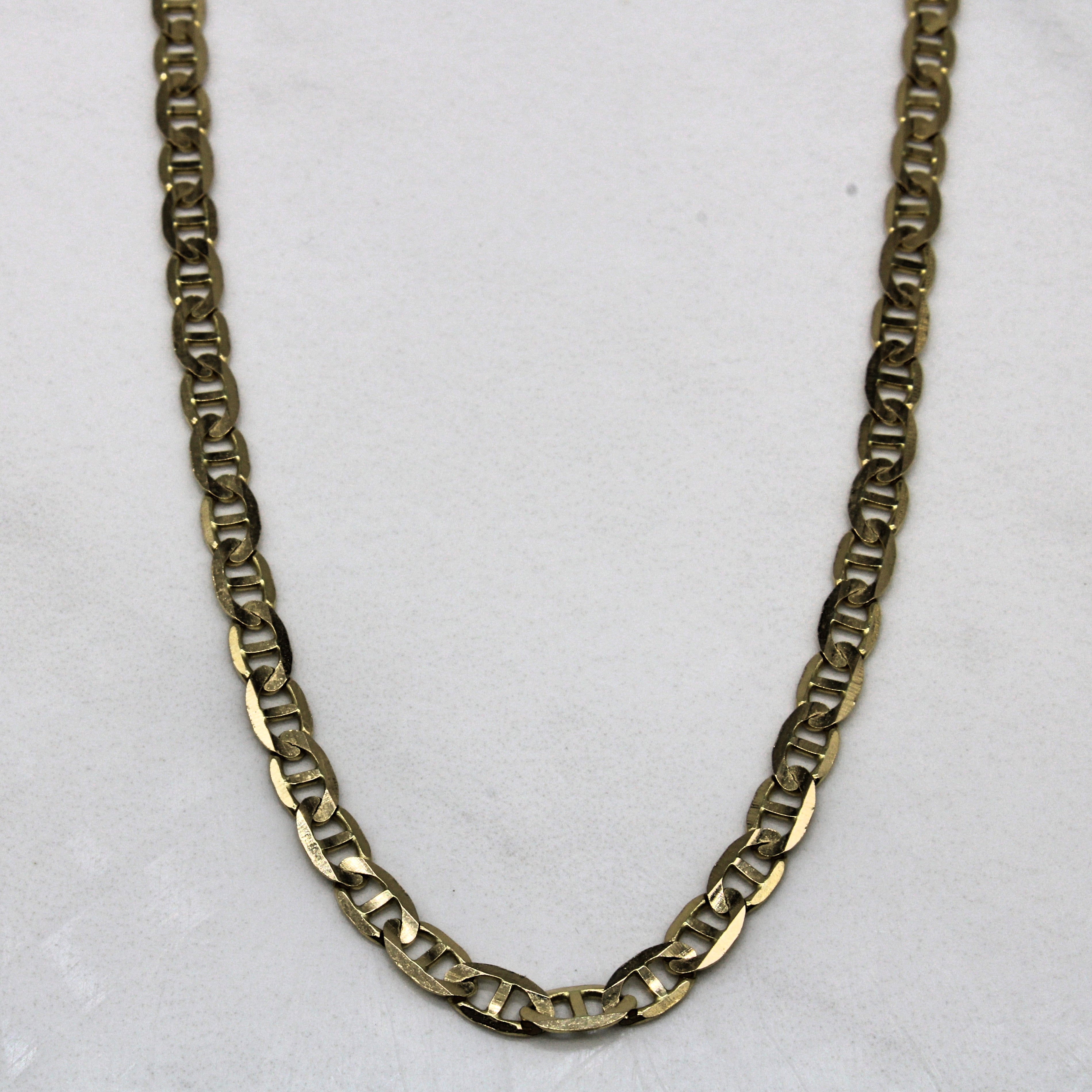 14k Yellow Gold Anchor Chain | 22" |