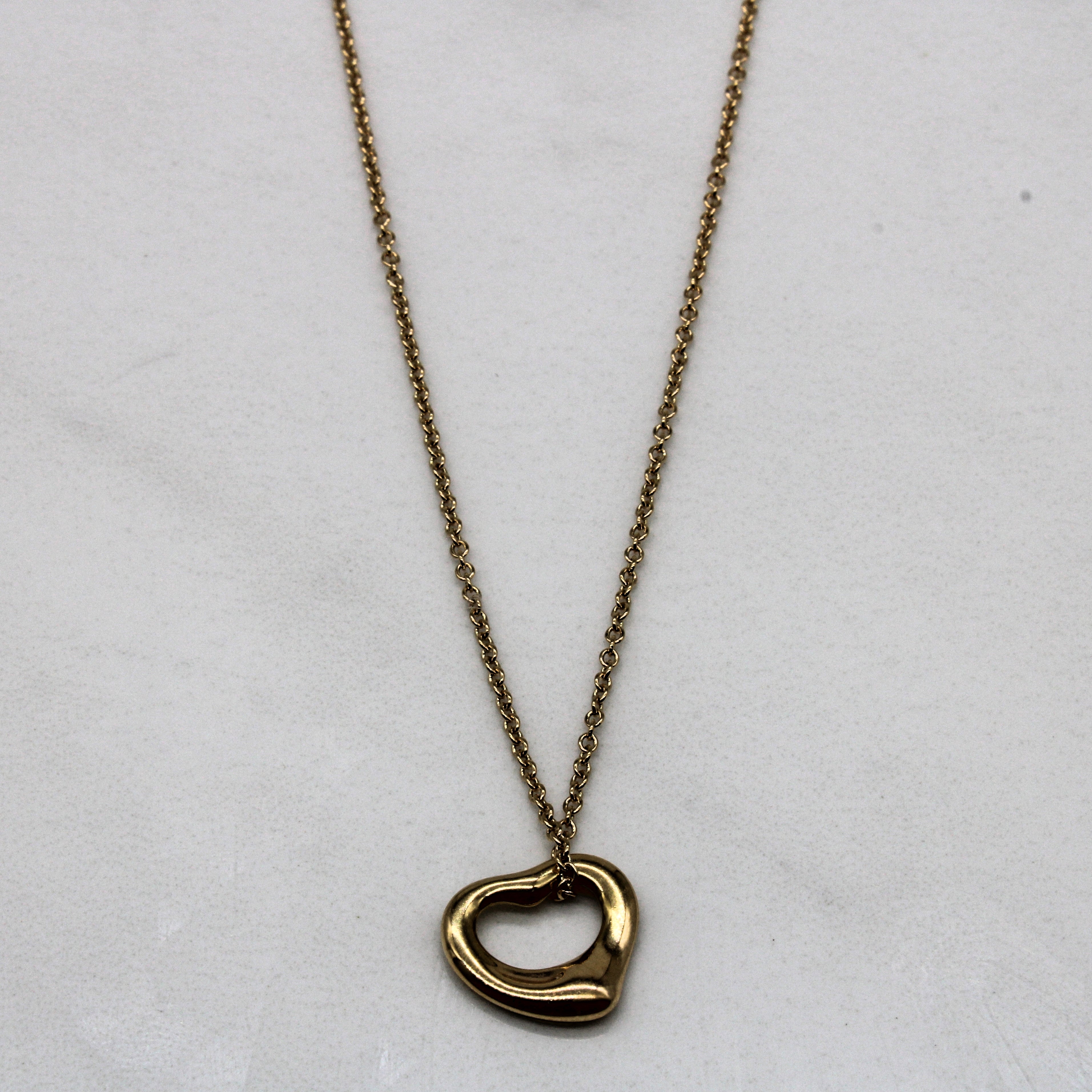 Tiffany & Co.' Open Heart Necklace | 16" |