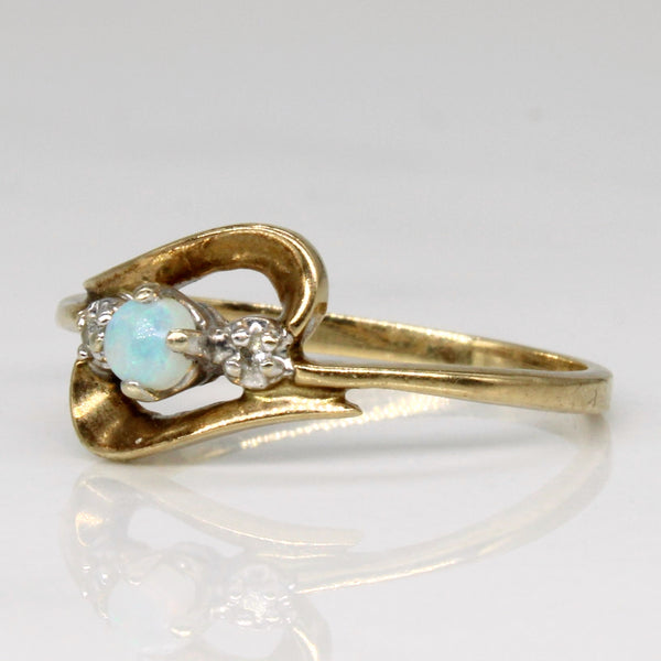 Opal & Diamond Ring | 0.06ct, 0.01ctw | SZ 5.5 |