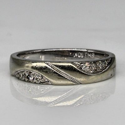 Diamond Pave Twist Band | 0.06ctw | SZ 4.75 |