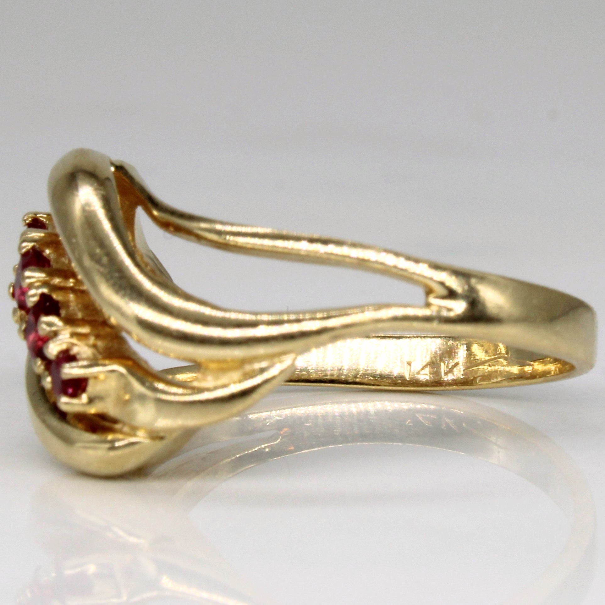 Ruby Cascade Ring | 0.12ctw | SZ 6 |